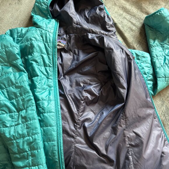 Patagonia Nano Puff Hooded Jacket - Womens XS Teal - Picture 8 of 8